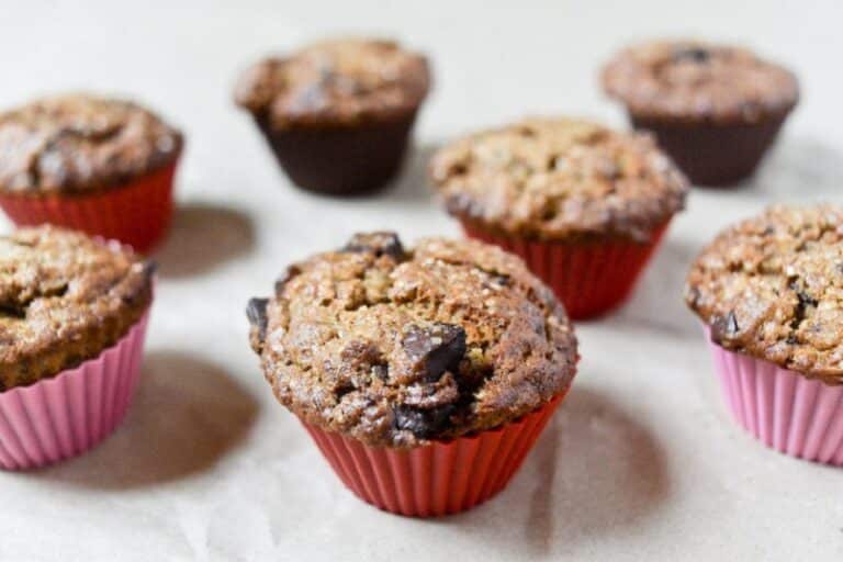 Muffin vegan chocolat banane