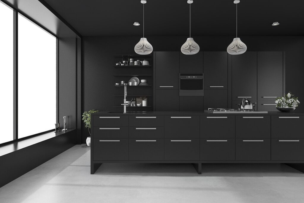 Quelle table avec une cuisine noire