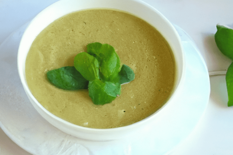 soupe de cresson et pomme de terre