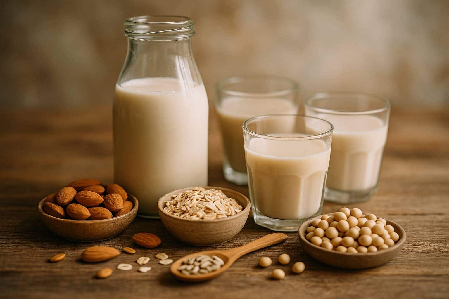 Les alternatives végétales aux laits classiques : bienfaits et utilisations en cuisine
